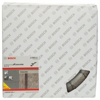Алмазный отрезной круг Standard for Concrete 230 x 22,23 x 2,3 x 10 mm 2608603243